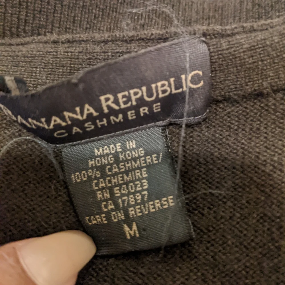 Banana Republic Brown Sweater Vest 100% cashmere - Picture 3 of 3